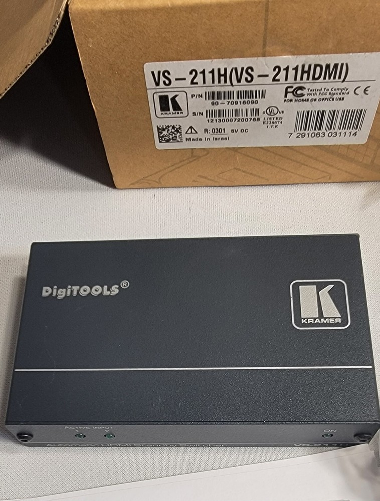 New Kramer Electronics HDMI Switch VS-211H k125