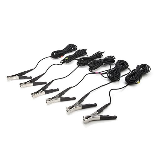 Replacement Clamp Microphones for ChassisEAR 16-foot Cables Color-Coded Leads