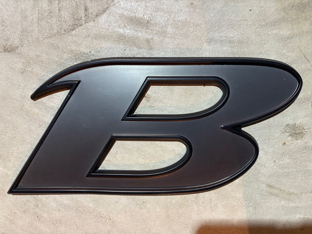 Moomba Raised Black Letters