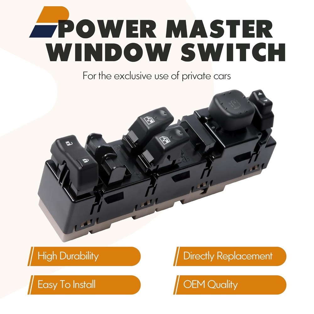 15883322 Driver Side Power Window Switch with Folding Mirror Switch Fit for 2003