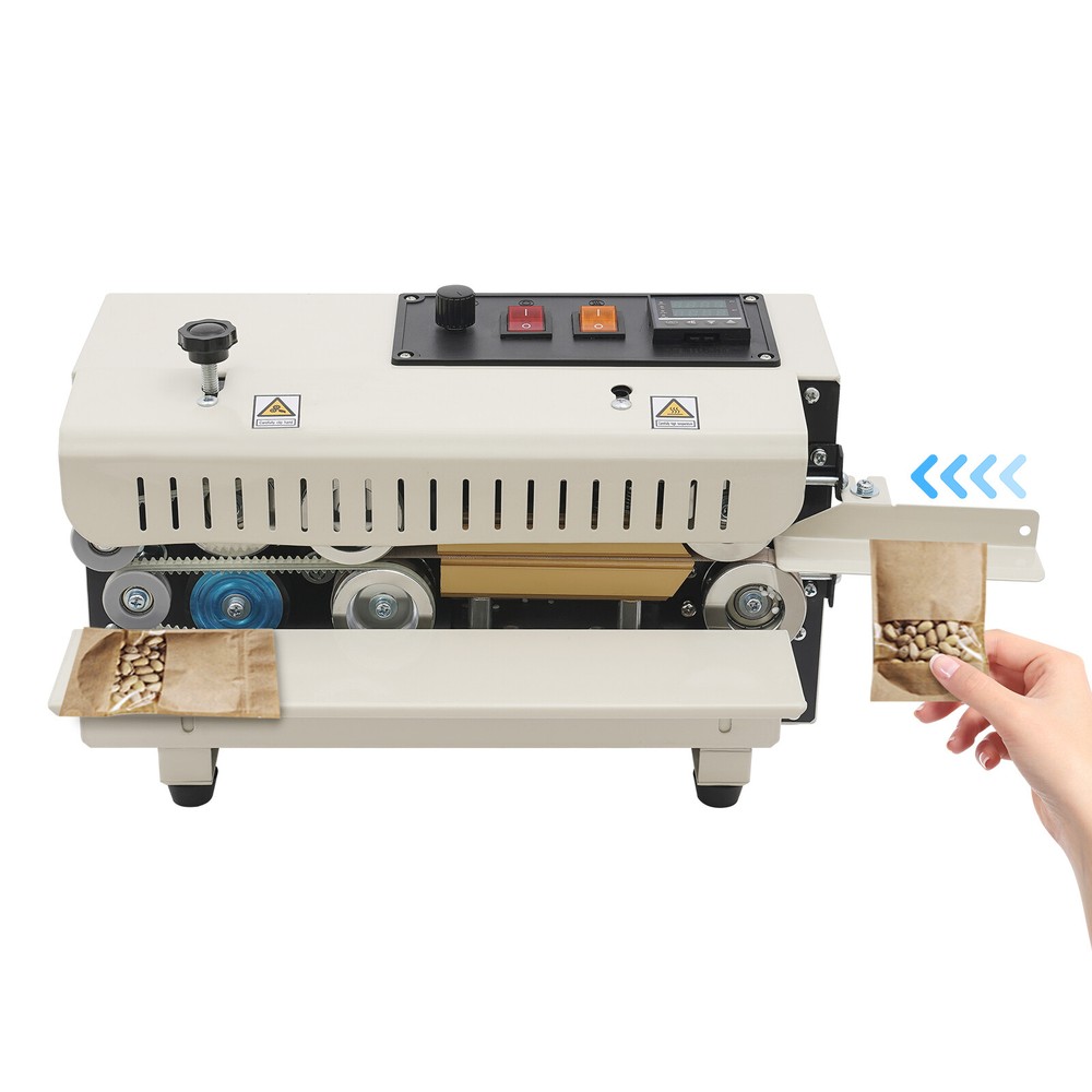 Automatic 600W Continuous Band Sealer for Efficient Horizontal Bag Sealing