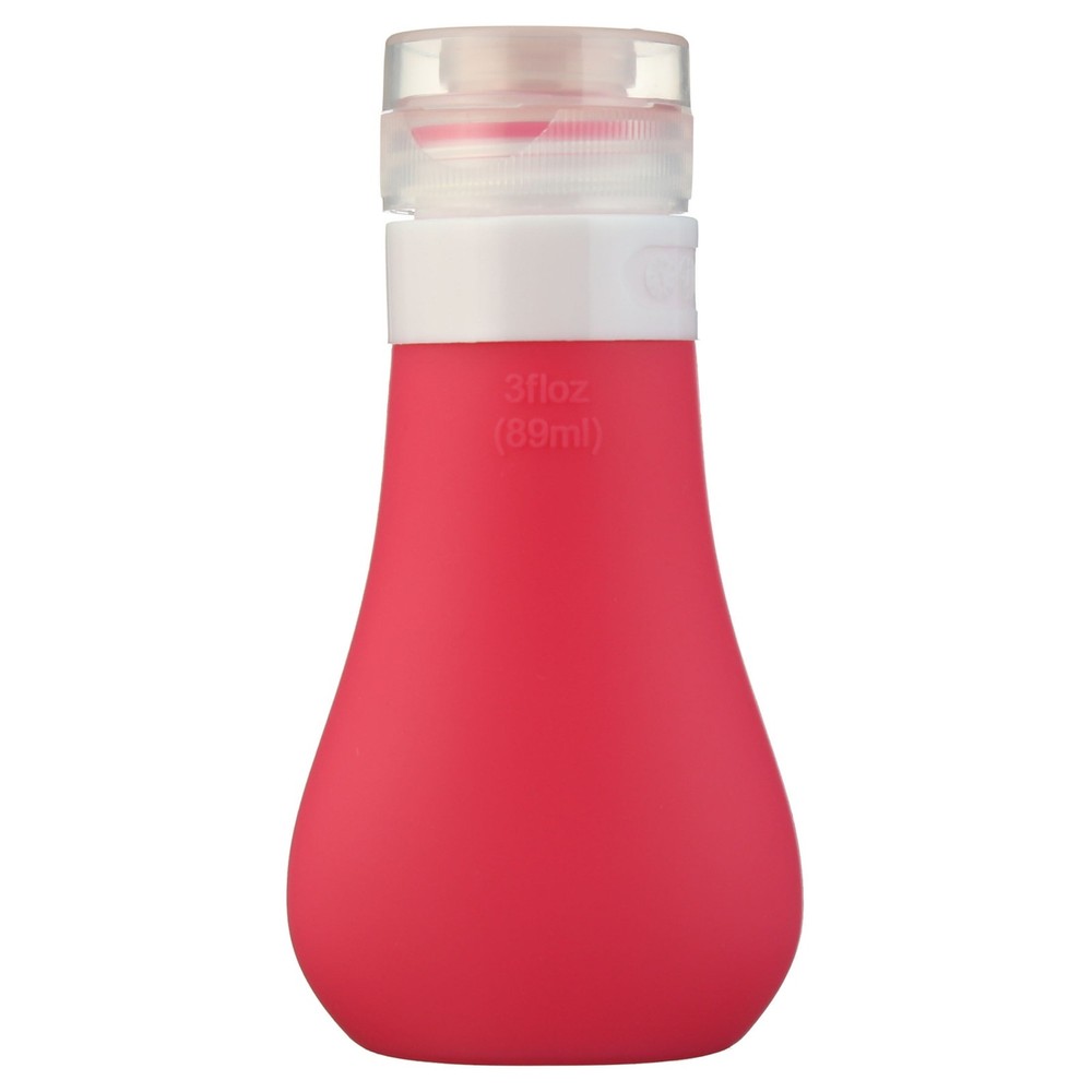 iGO Silicone Travel Bottle, 3 oz, 4 Pieces, Multi