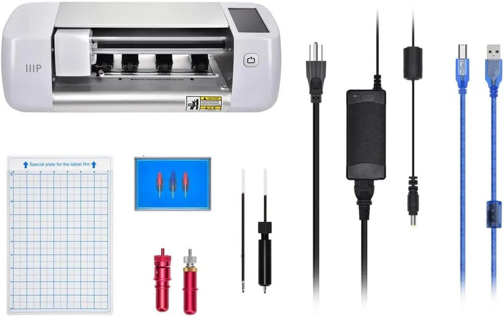 Makercraft Desktop Craft Cutter and Plotter, Accepts 12In Media, USB, Offers Tou