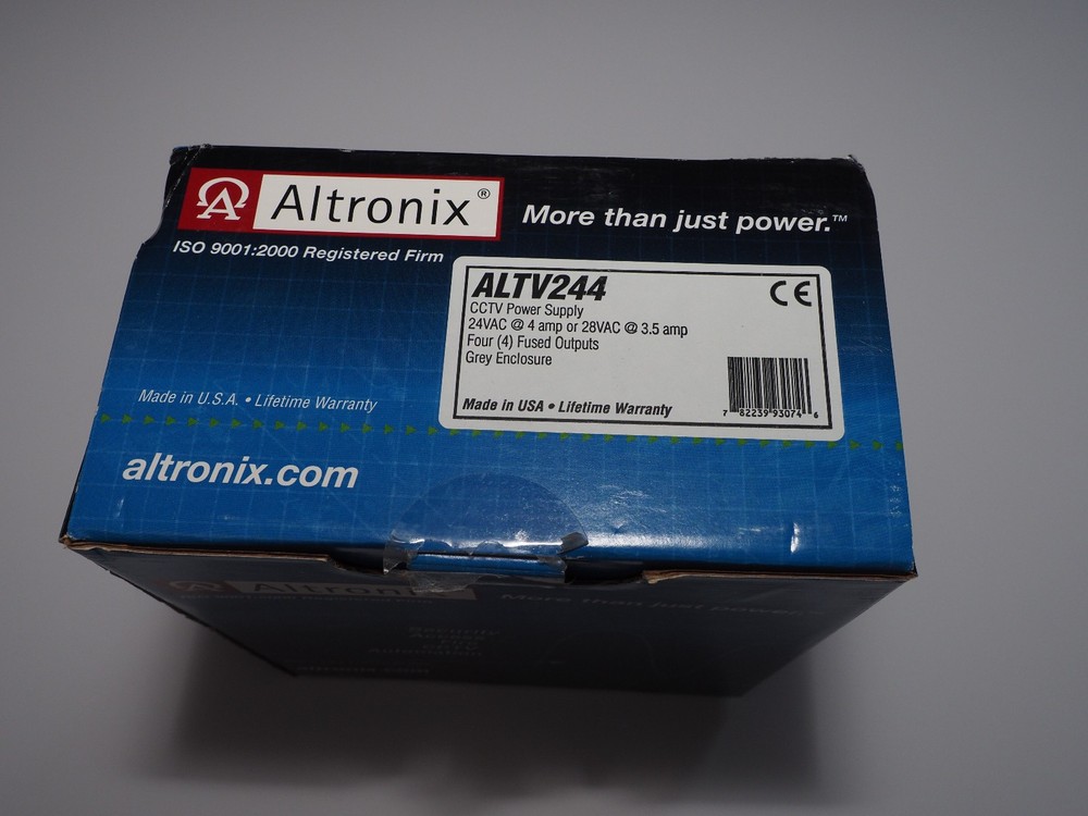 ***Altronix ALTV244 4-Security Camera Power Supply N.I.B.***