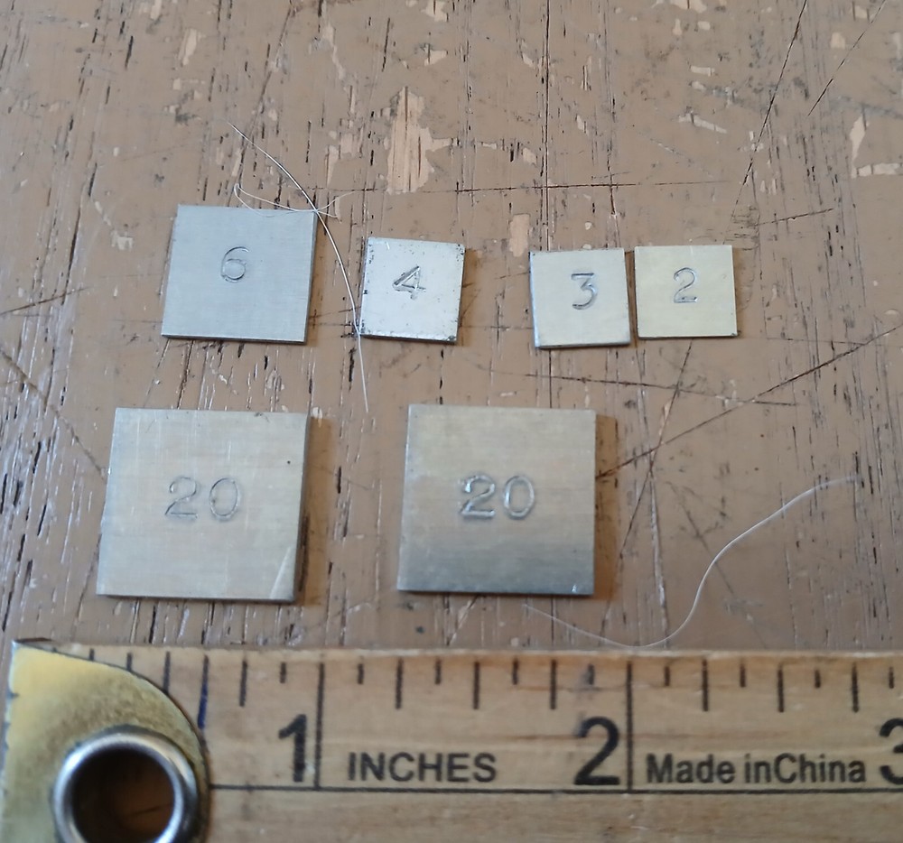 Pacific Duralunin Weights in Tin - NOS - Jeweler / Reloading
