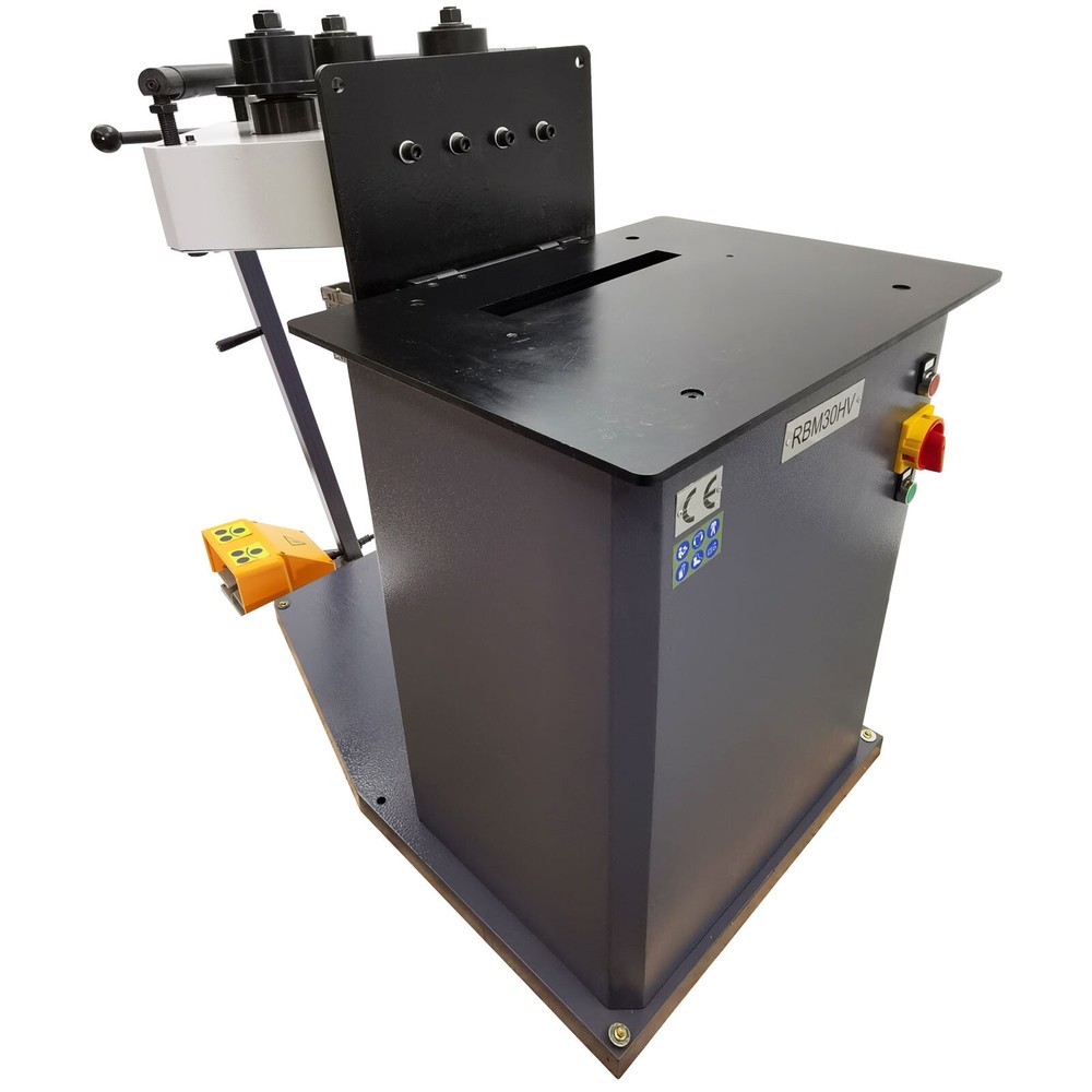220V 3PH Type 30 Roll Bender Ring Roller Pinch Roll Bender Bending Machine