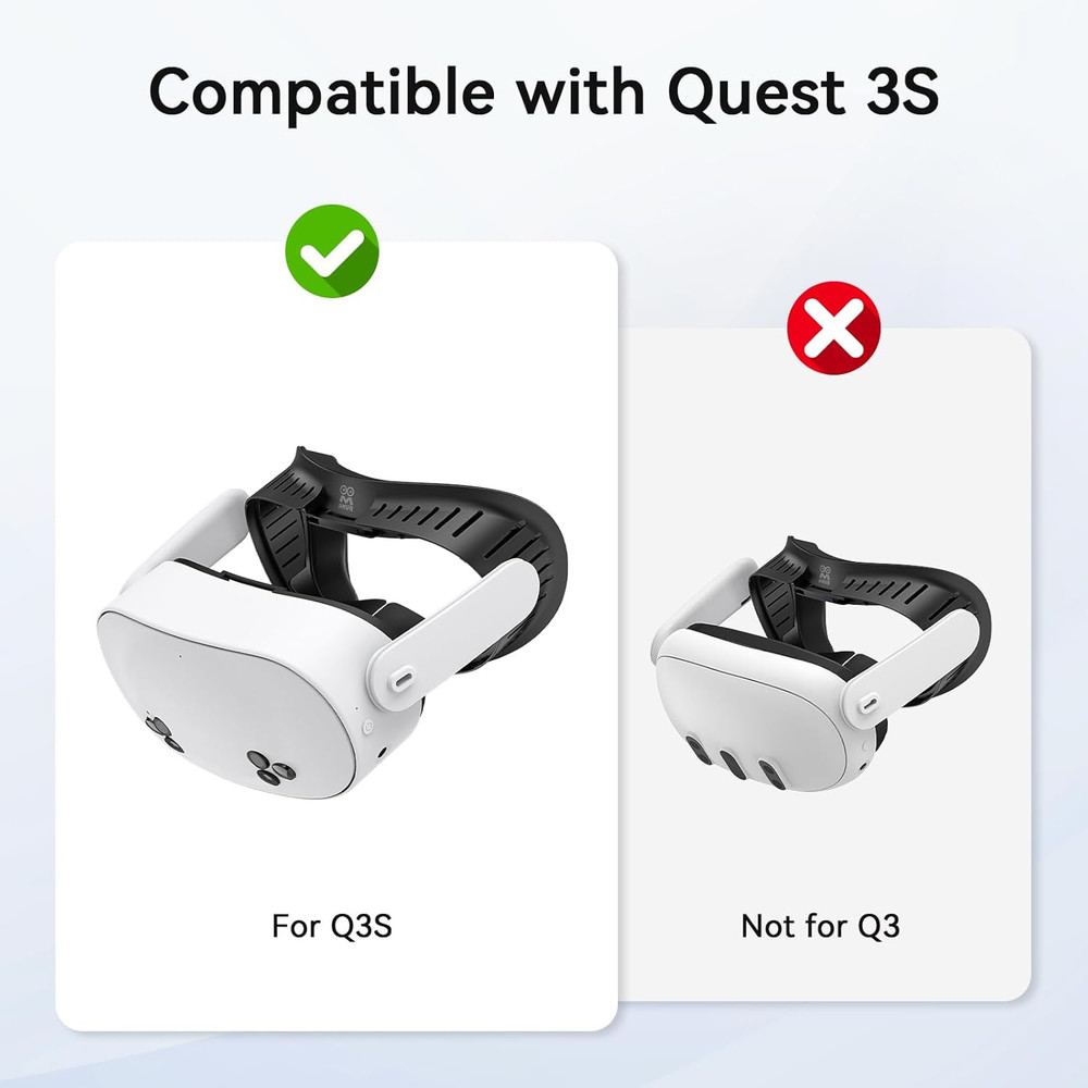 AMVR Facial Interface Face Pad Cover Compatible with Meta/Oculus Quest 3S Access