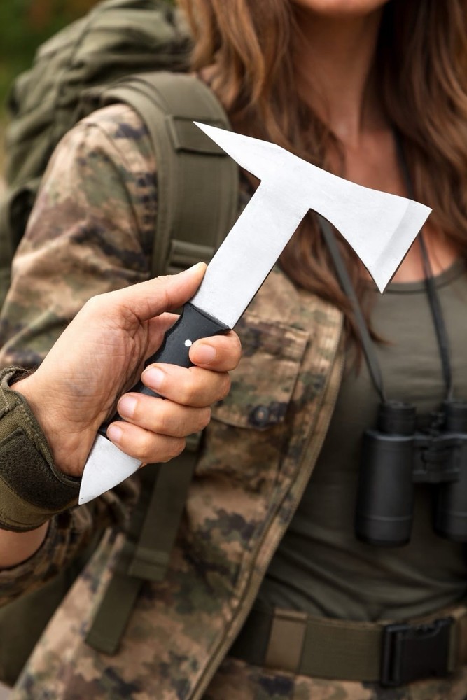 Tomahawk Throwing Spike Hatchet Axe Fixed Blade Survival Camping Full Tang
