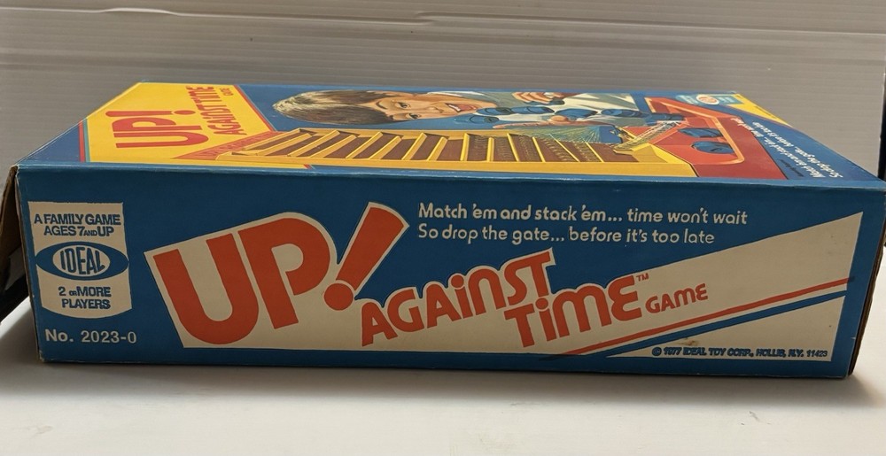 Vintage Up Against Time! 1981 Ideal Match & Stack Complete with Instructions CIB