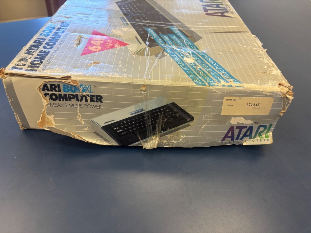 Atari 800xl Computer & 1050 disk drive with box untested/unused read details