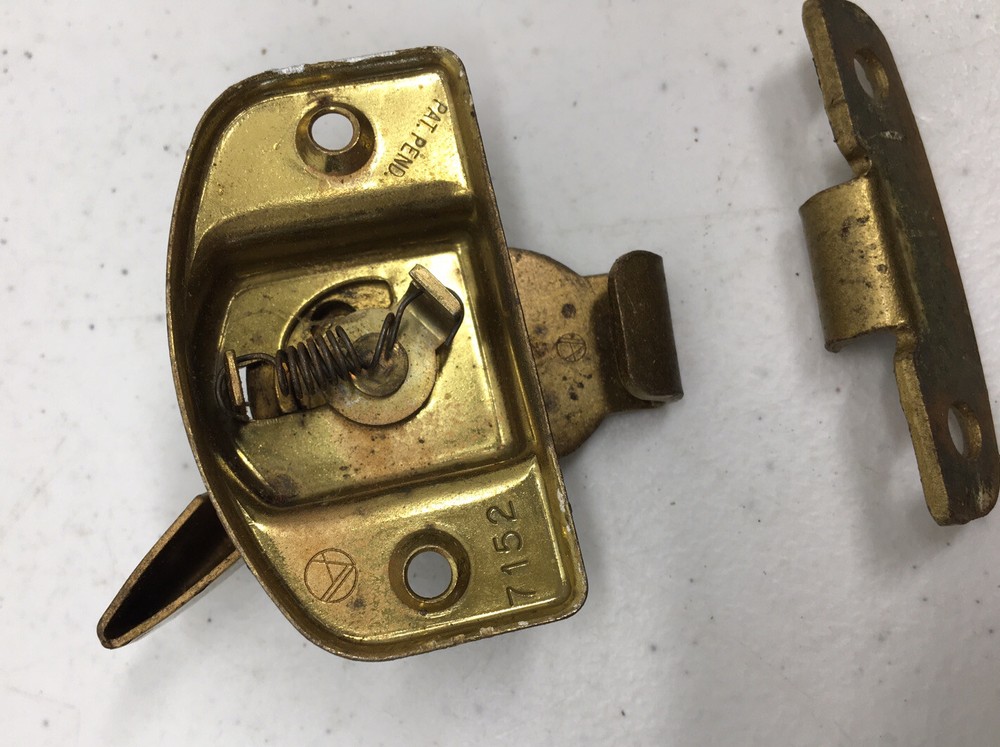 Vintage Brass Window Latch Sash Lock Handle Amerock #3