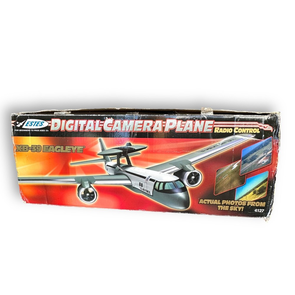 ESTES XB-39 EAGLEYE R/C REMOTE CONTROL AIRPLANE CAMERA PLANE