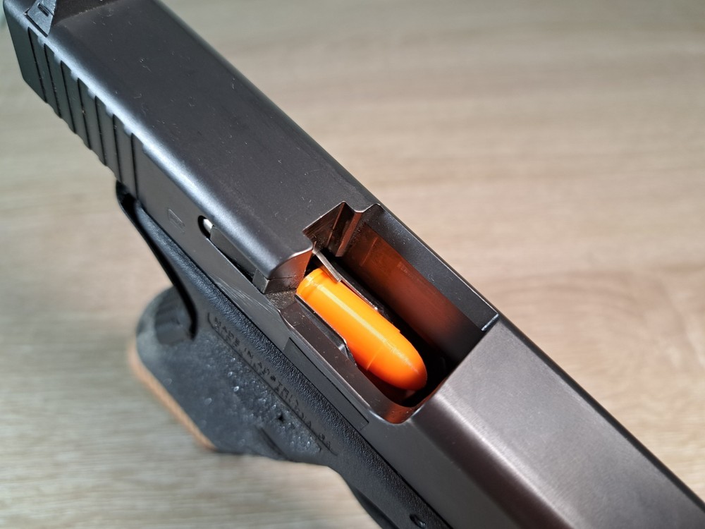 9mm Dummy Rounds, Snap Caps | Training | Dry Fire | 100% Solid Infill | 25 Pack