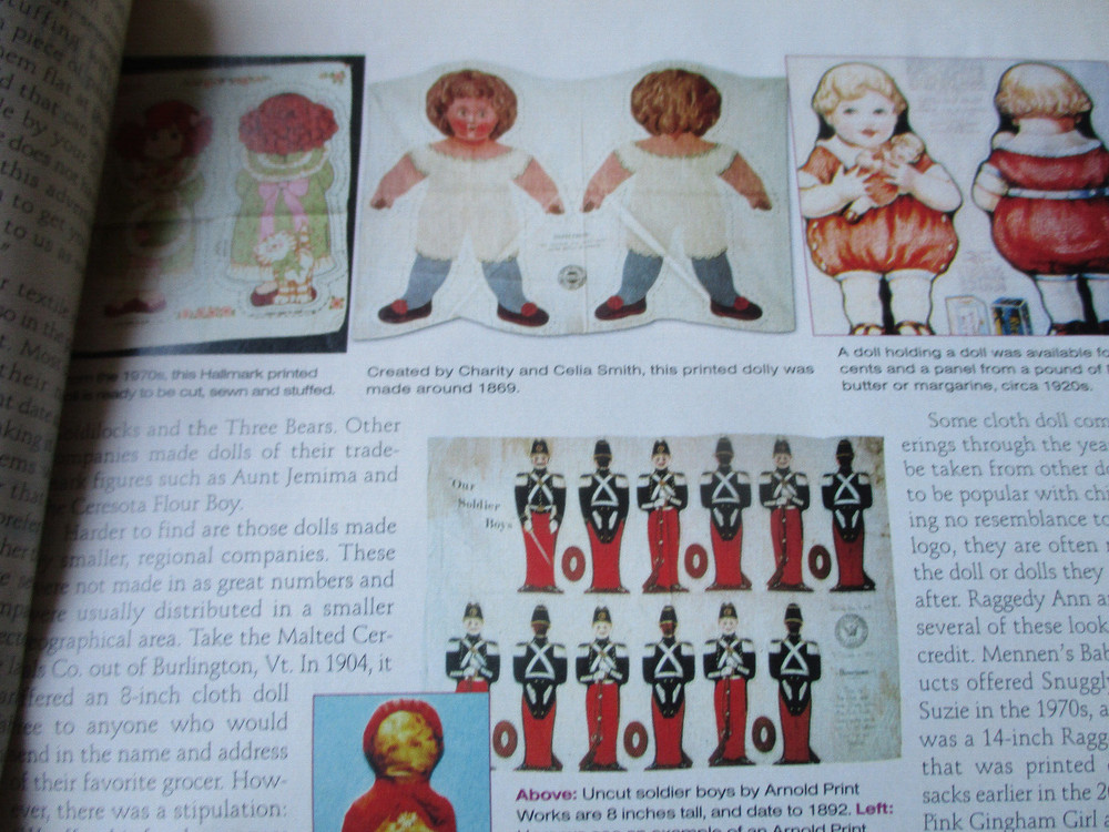 4p Ragtime Rag Cloth Panel Doll History / Kerra Davis