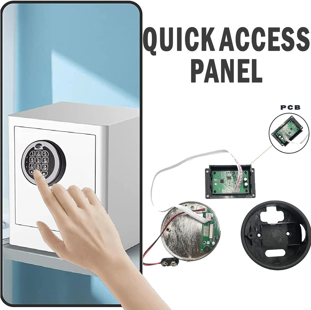 Fireproof Gun Safe Lock Replacement Swing Bolt Lock Electronic Keypad Lock