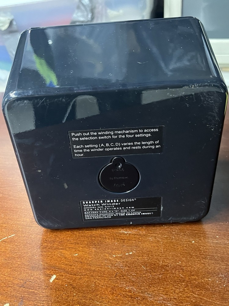 Watch Winder Sharper Image Silent Model SI312