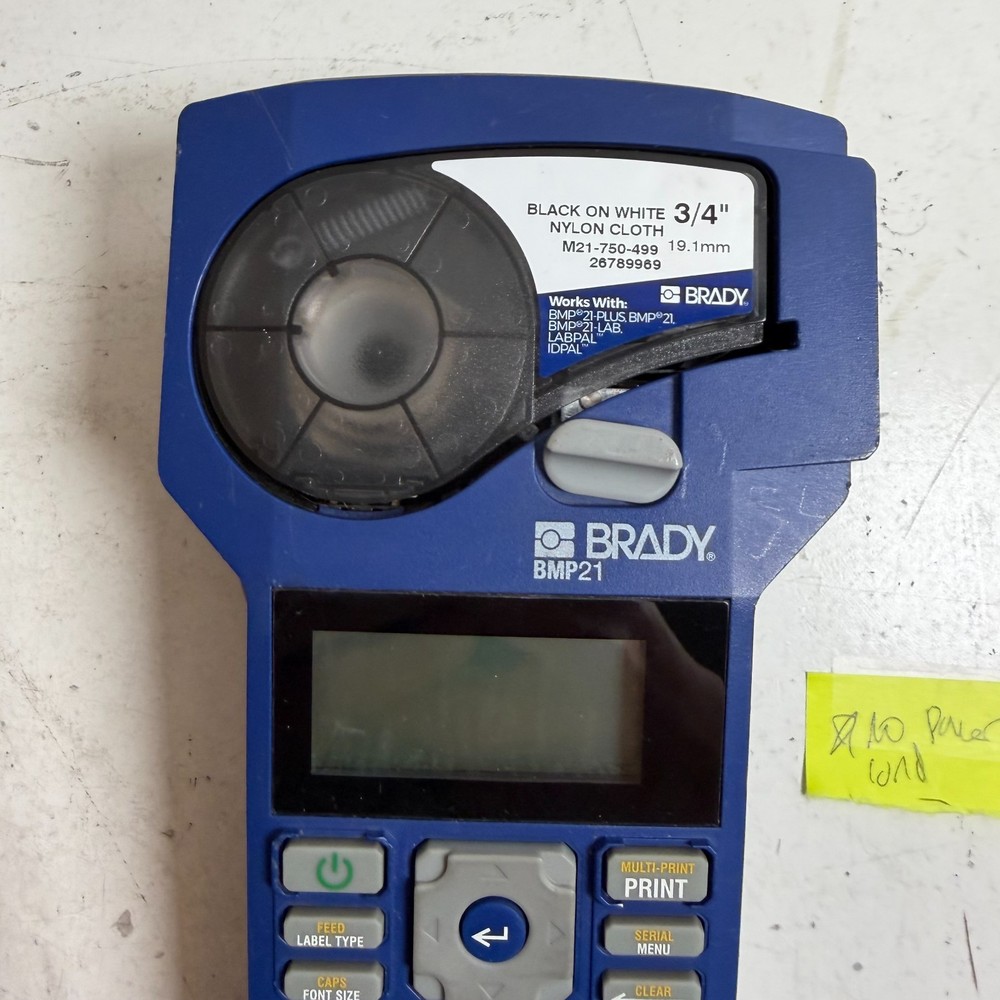 Brady BDY-BMP21-LAB Blue Digital Handheld Thermal Transfer Label Printer
