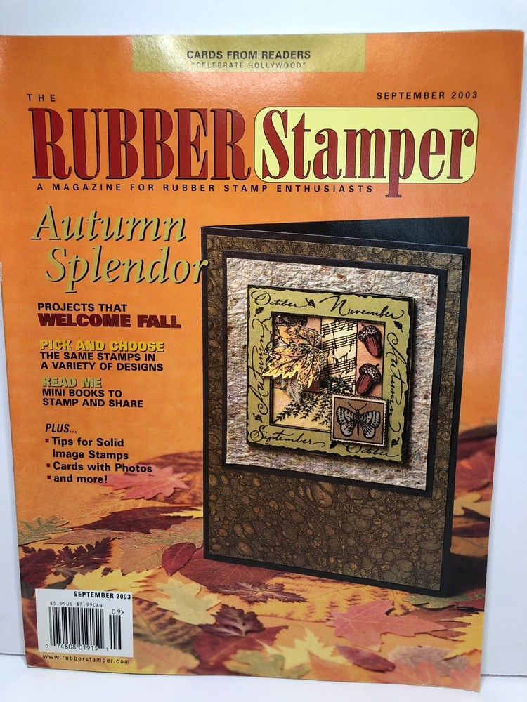 THE RUBBER STAMPER Magazine 2003 - Full Year - 8 Issues