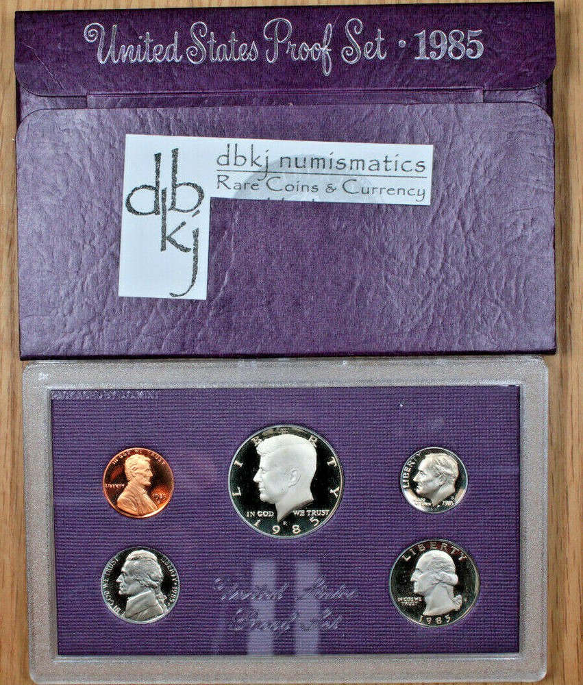 1985 S Proof Set - US Mint - OGP