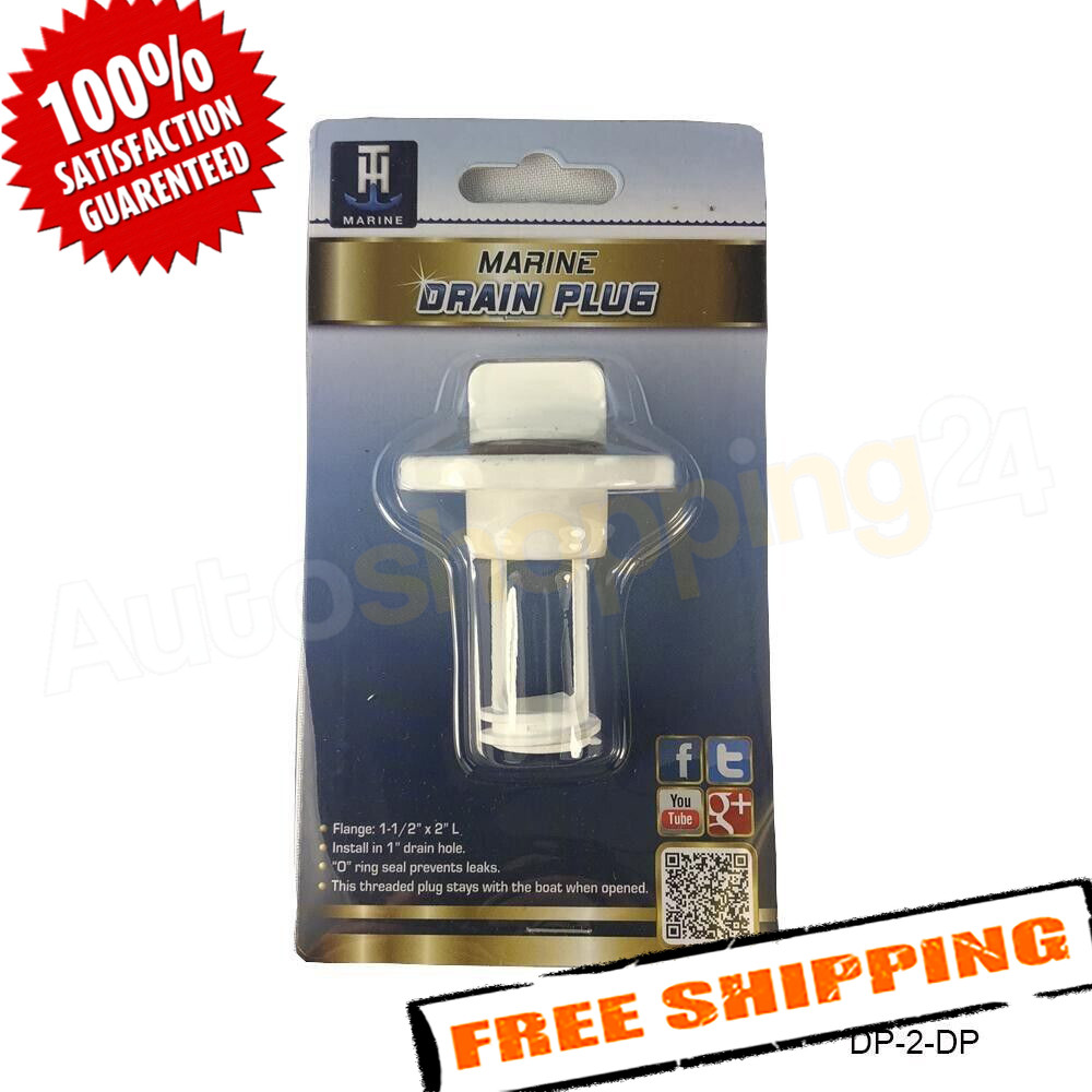 T-H Marine DP-2-DP White Drain Plug