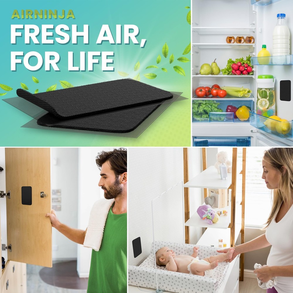 Fridge Deodorizer - Natural Refrigerator Deodorizer Odor Eliminator - Beats B...