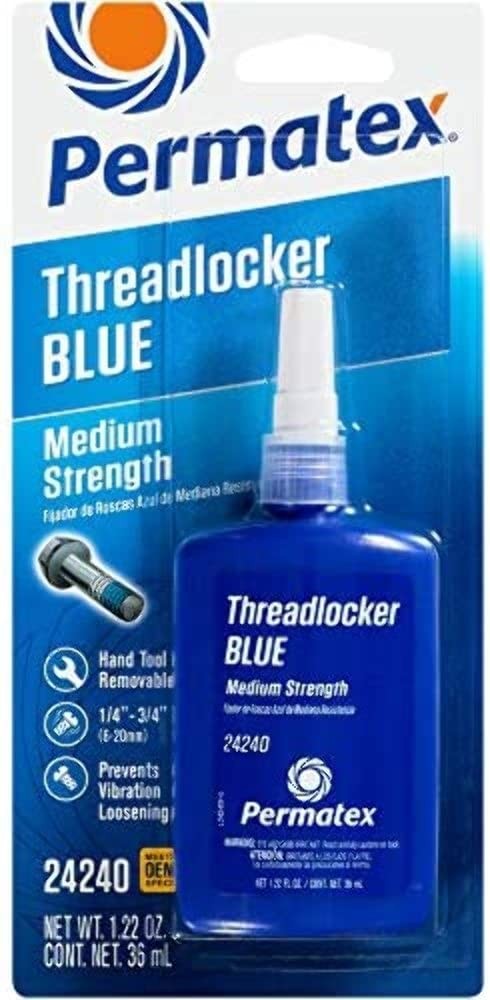 Permatex 24240 242 Blue Threadlocker Bottle, 36 ml.