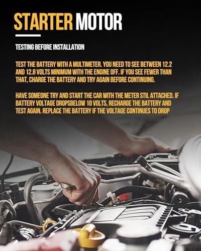 Starters, Auto Starter Replacement for Dodge Avenger Journey Compass 17994N