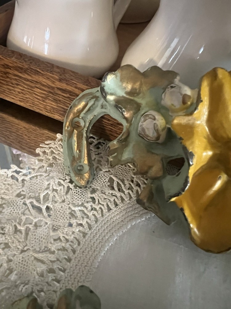Antique Hubley? Curtain Tie Backs! Beautiful
