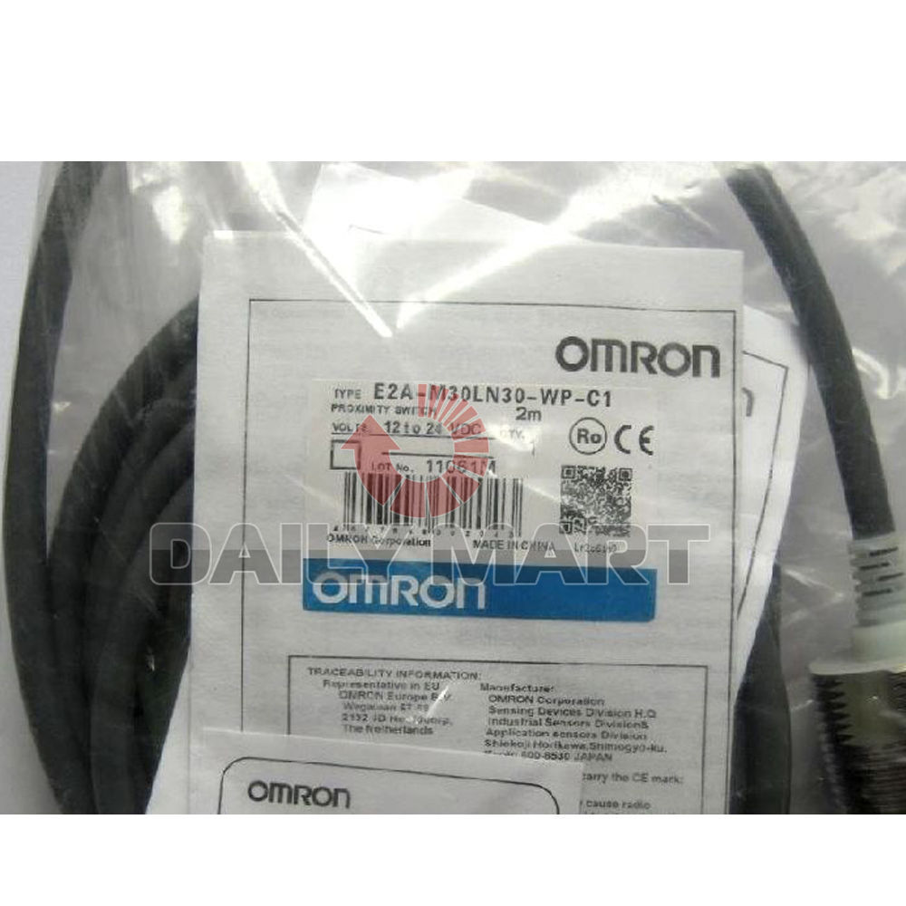 OMRON-E2A-M30LN30-WP-C1 INDUCTIVE PROXIMITY SWITCH SENSOR PLC MODULE NEW