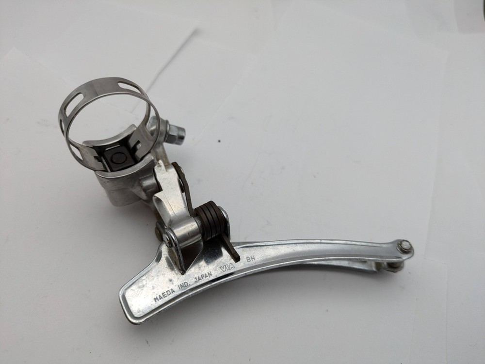 SUNTOUR CYCLONE FRONT DERAILLEUR JAPAN MAEDA 28.6 SILVER BOTTOM PULL