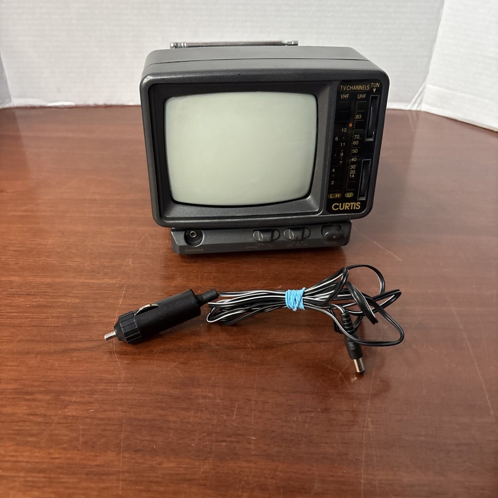 Curtis 5” Black & White TV RT055 ***Working