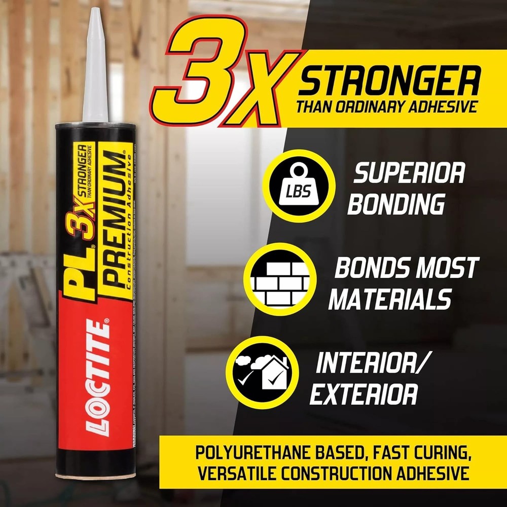 PL 10 oz Polyurethane Adhesive - Fast Setting, Superior Bonding Solution