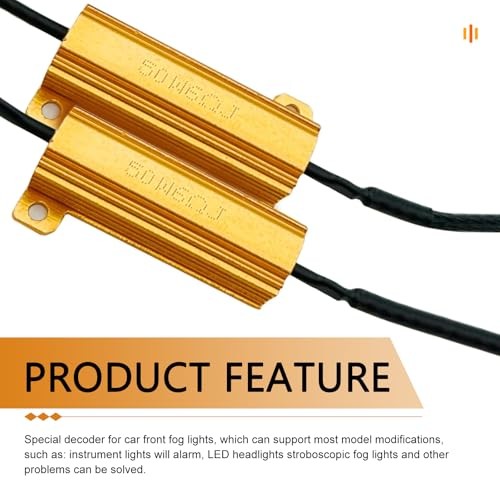 2 PCS Car Light Decoder, 9005 9006 Canbus Decoder, Copper Wire LED Load