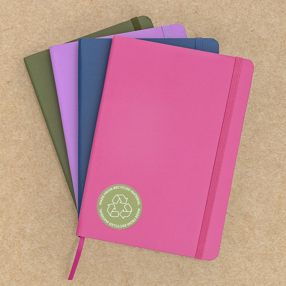 PAPERAGE Recycled Lined Journal Notebook, (Olive), 160 Pages, Lined, Olive