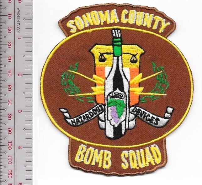 Sonoma County Bomb Squad Sherriff's Office Hazardous Devices Squad NO TARIFF
