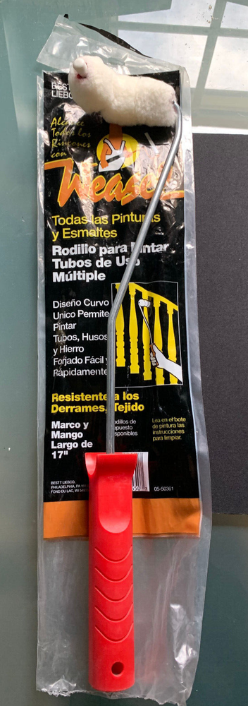 BESTT LIEBCO Pipe Weasel 05-50361 17" Handle & Frame Pipe Painter extra rollers