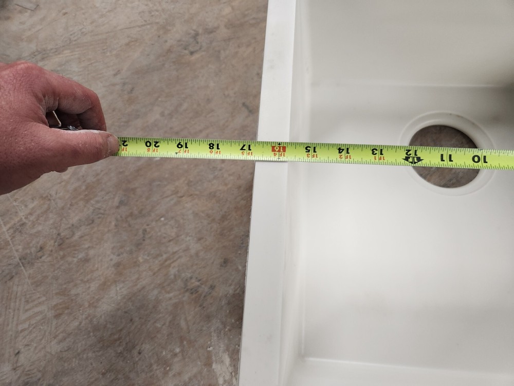 Corian 965 Sink Bisque