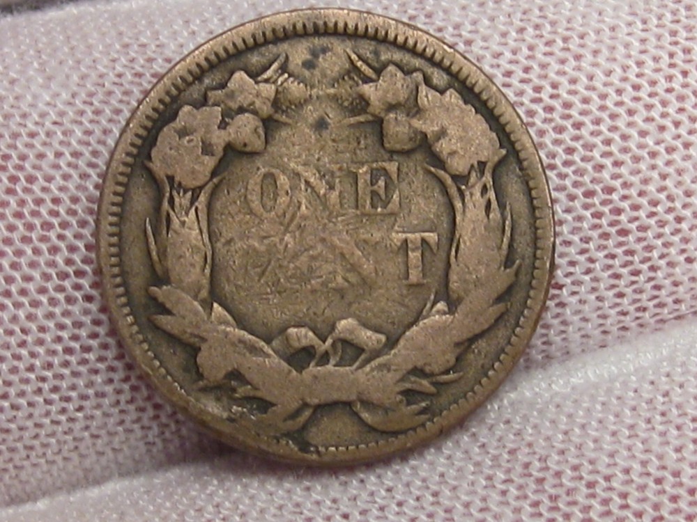 1857 US Flying Eagle Penny One Cent. #109