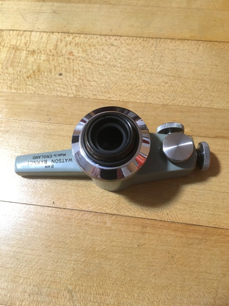 Watson Barnet 8mm Interferometer Microscope Objective plus holder