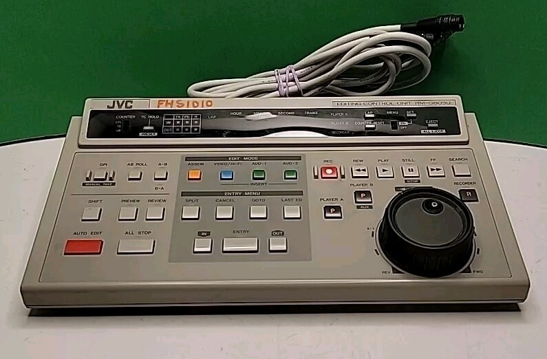 JVC Video Editing Controller - Model RM-G805U - Analog Format.