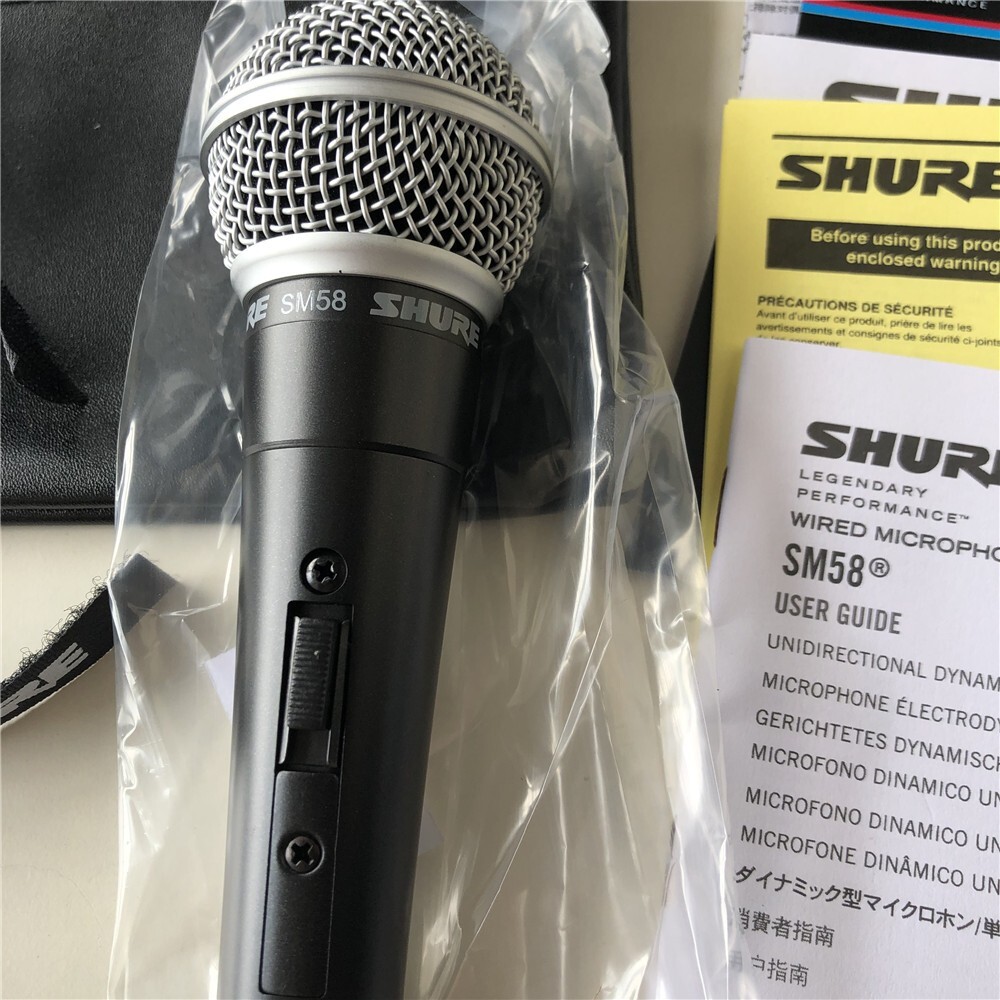 NEW SM58S Dynamic Vocal Microphone with On/Off Switch No Cable US FAST SHIPPING