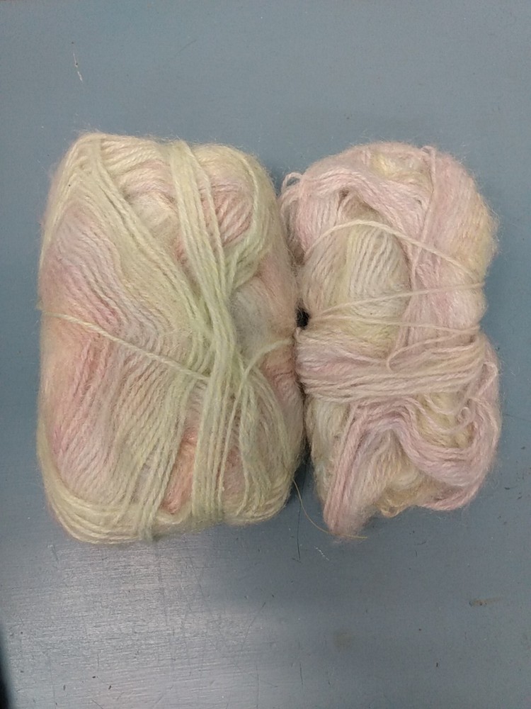 Lot Of 2 Pastel Multi-Colored Yarn, (LL)
