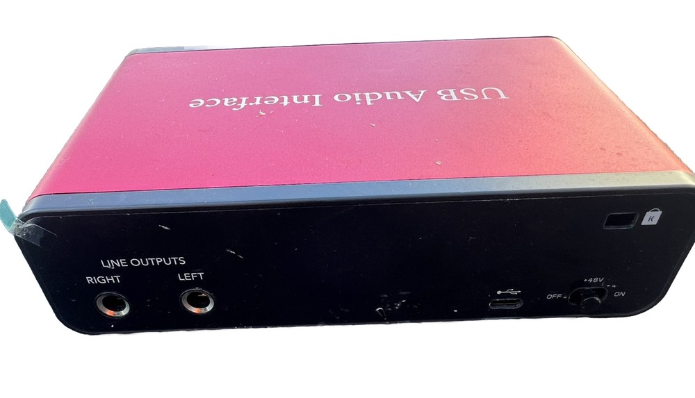 2i2 Audio Interface Audio Interface Microphone Preamps with 48V Phantom Power...