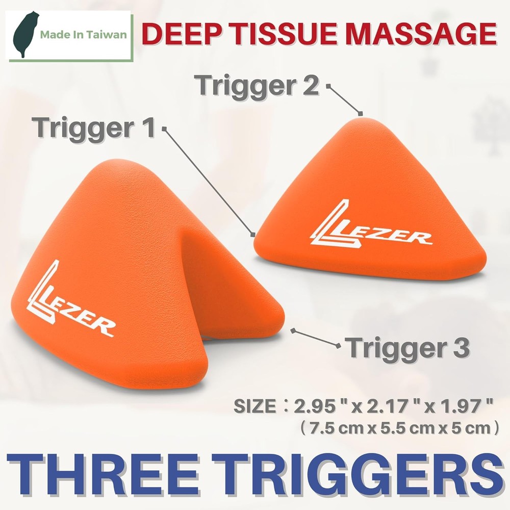 LEZER Trigger Massage Point, Manual Point - Orange