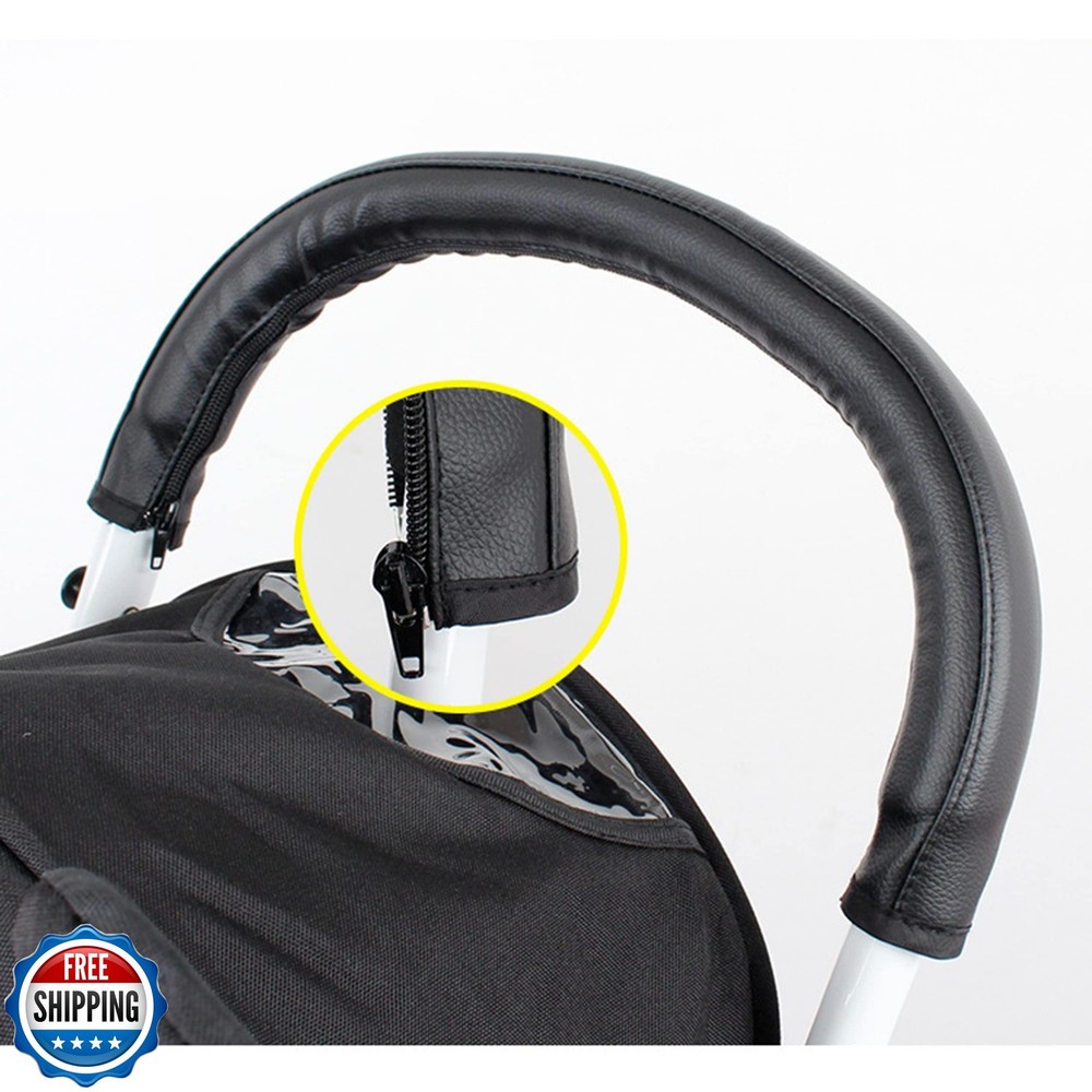 Stroller Handle Cover,Handle Sleeve Cover, Grip Bar, Replacement, Compatible