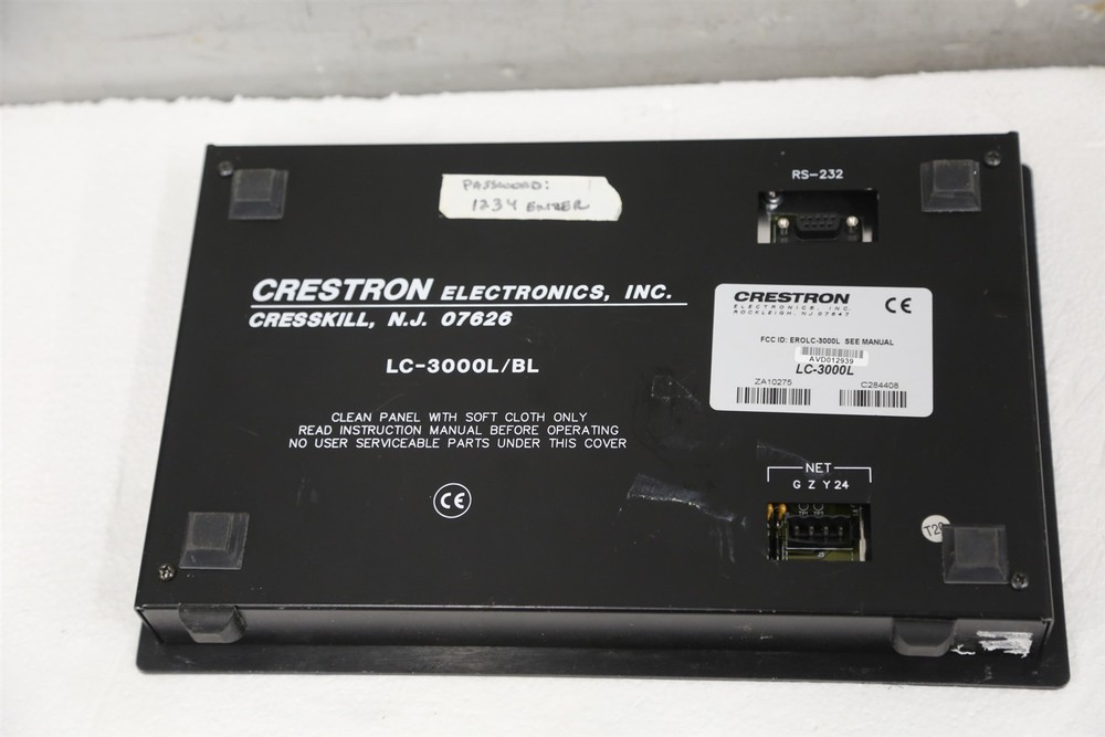 Crestron LC-3000L/BL Touchscreen Control Panel(S17)