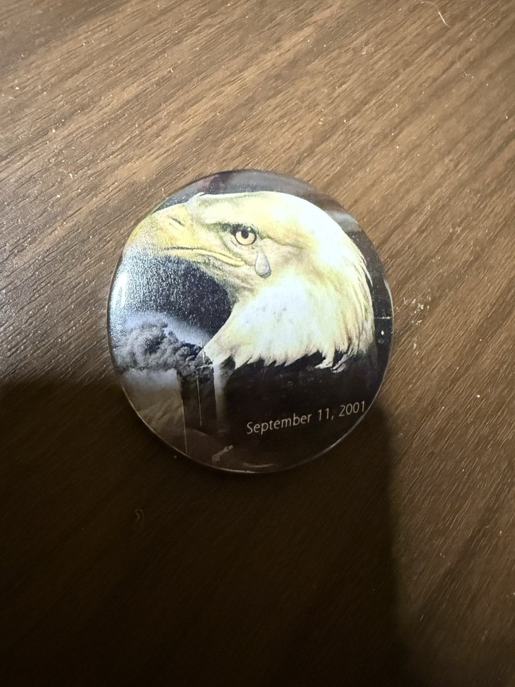 9/11 Eagle Teardrop Remembrance Pin