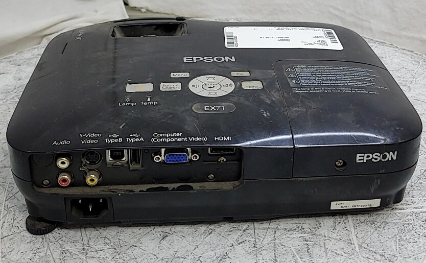 EPSON H310A LCD Projector SEE NOTES