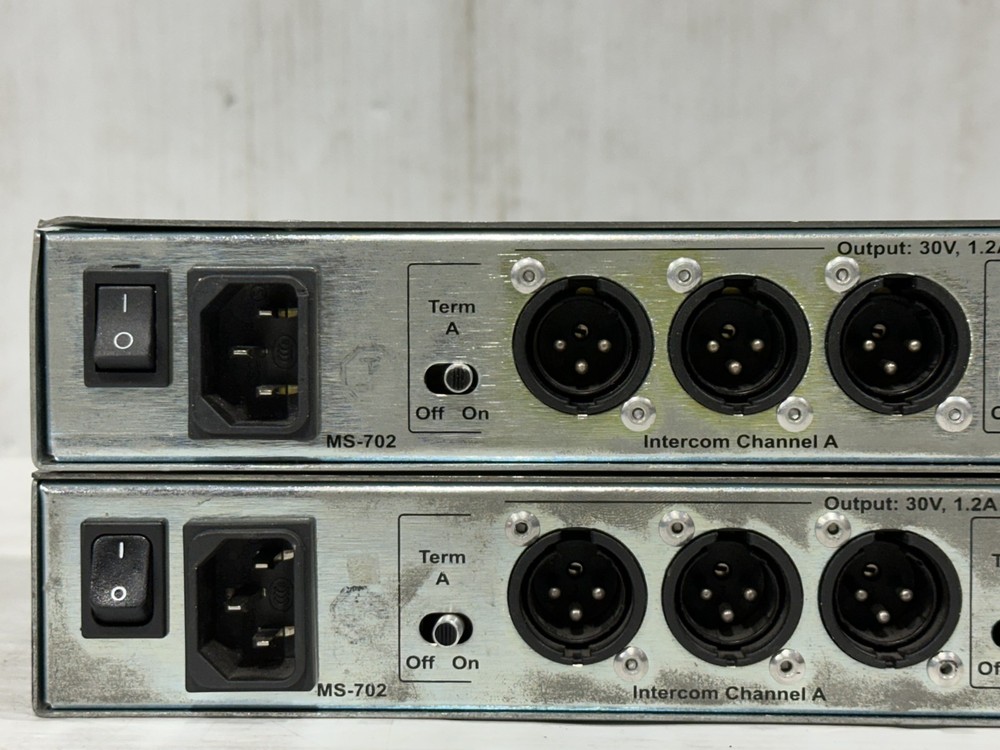 Clear-Com Main Station 2CH MS-702 #1203-4 (One)THS