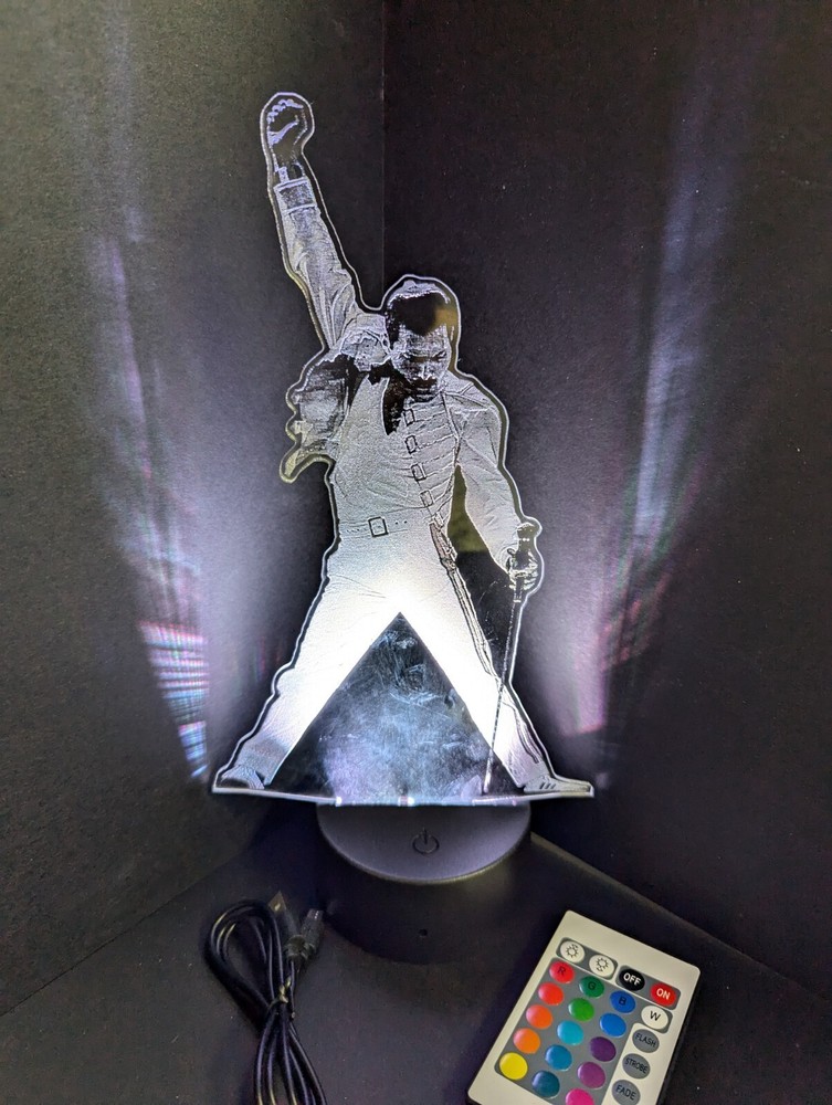 Freddie Mercury Large L.E.D. Sign Display